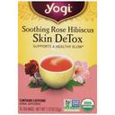 Yogi Organic Floral Sweet Soothing Rose Hibiscus Skin Detox Tea - 16 tea bags per pack -- 6 packs per case