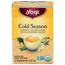 Yogi Organic Cold Season Caffeine Free Herbal Supplement Tea, 16 tea bags -- 6 per case