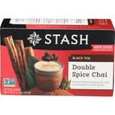 Stash Double Spice Chai Black Tea, 18 tea bags per pack -- 6 packs per case