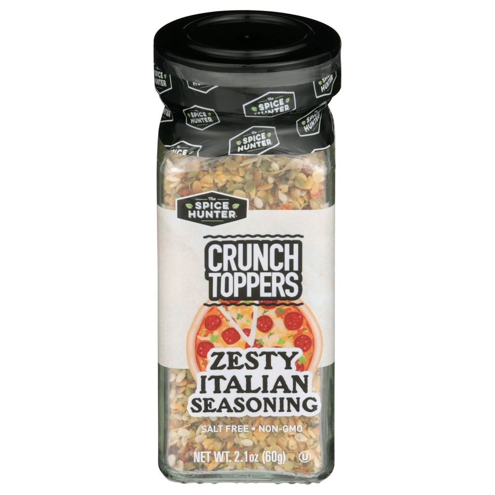 The Spice Hunter Crunch Toppers Zesty Italian Seasoning, 2.1 Ounce -- 6 per case