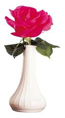 Cambro Plastic Bud Vase, White, 6 inch -- 12 per case.