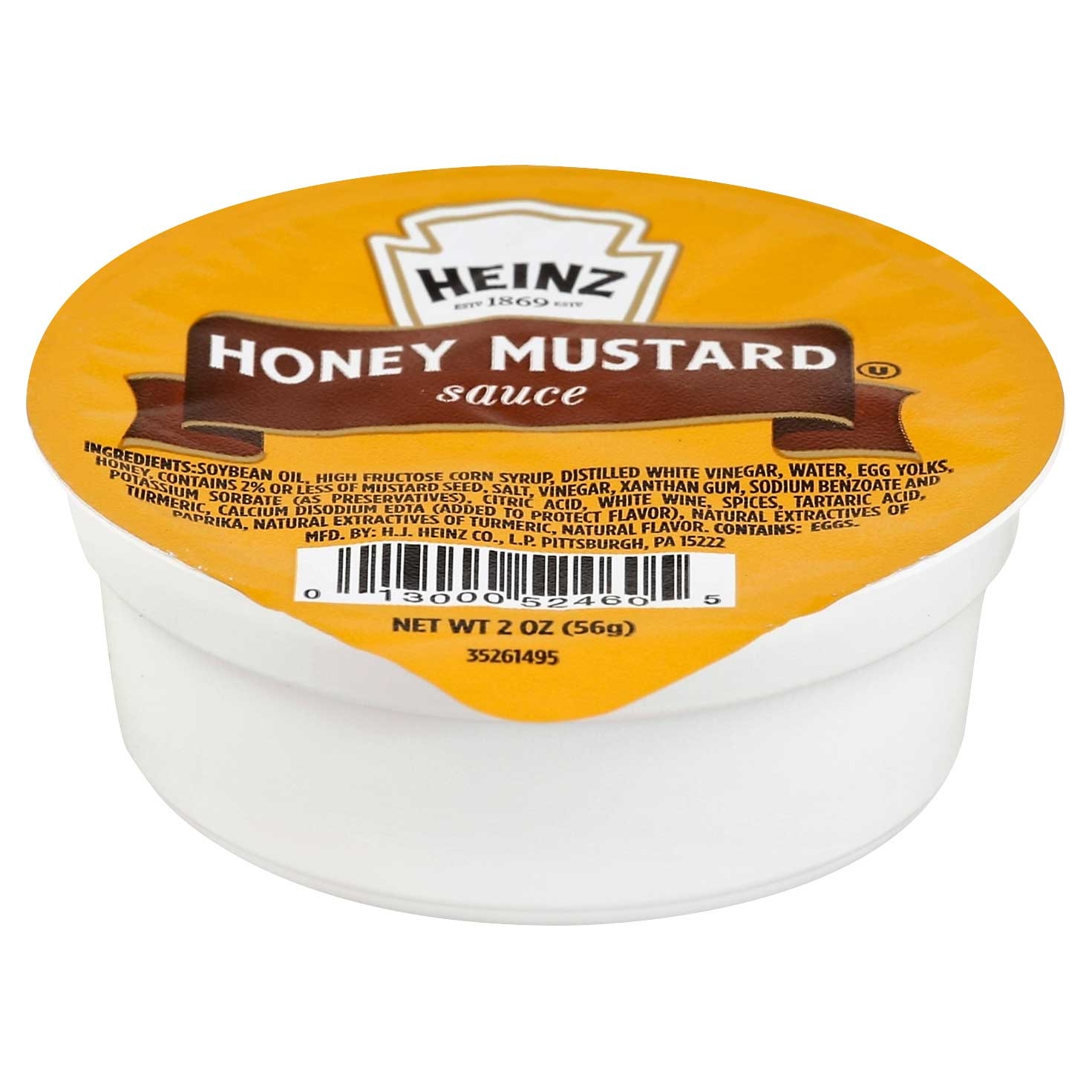 Heinz Honey Mustard Dip Cup, 2 Ounce -- 60 Count