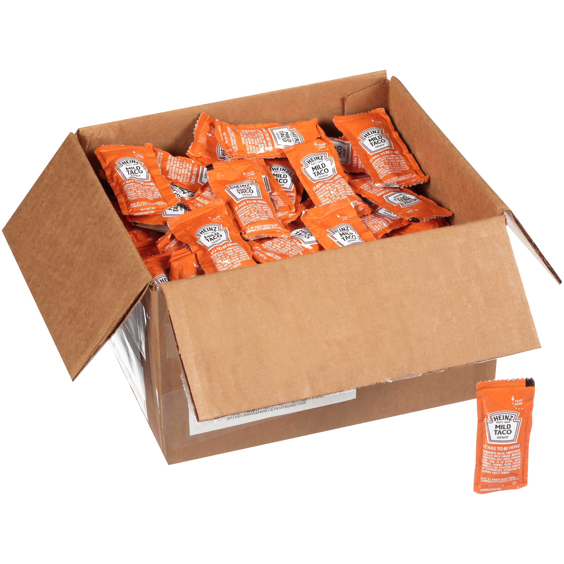 Heinz Mild Taco Sauce Single Serve, 9 Gram -- 200 per case