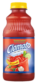 Clamato Picante Plastic Juice 12 Case 32 Ounce