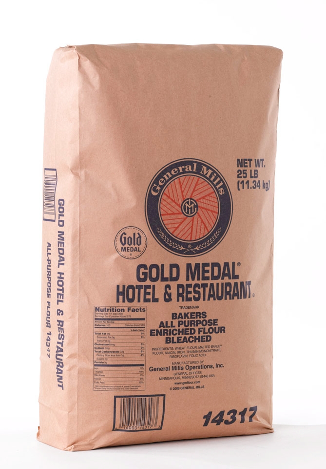 Gold Medal Hotel and Restaurant Flour, 25 Pound -- 2 per case.