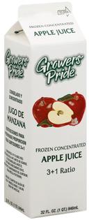 Floridas Natural Growers Pride 3 Plus 1 From Concentrate Apple Juice, 32 Fluid Ounce -- 12 per case