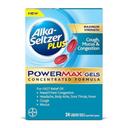 Alka-Seltzer Plus Cough Mucus and Congestion PowerMax Liquid Gel, 24 count -- 3 per case