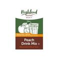 Highland Market Reduced Calories Peach Drink Mix, 8.6 Ounce -- 12 per case