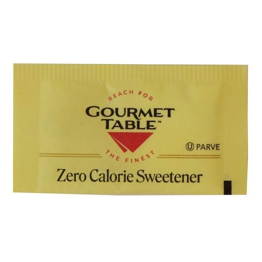 Gourmet Table Yellow Sugar Substitute, 1 Gram Packet -- 2000 per case