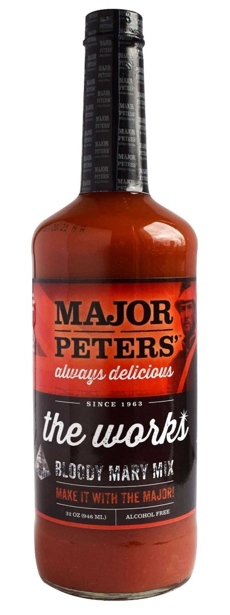 Major Peters Works Bloody Mary Mix, 32 Fluid Ounce -- 12 per case