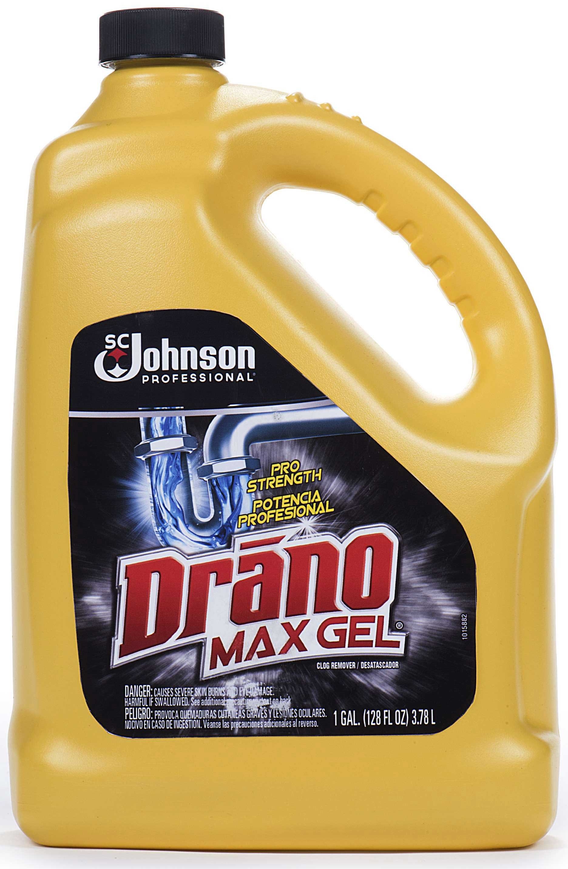 Drano Max Gel Clog Remover, 128 Ounce -- 4 per case.