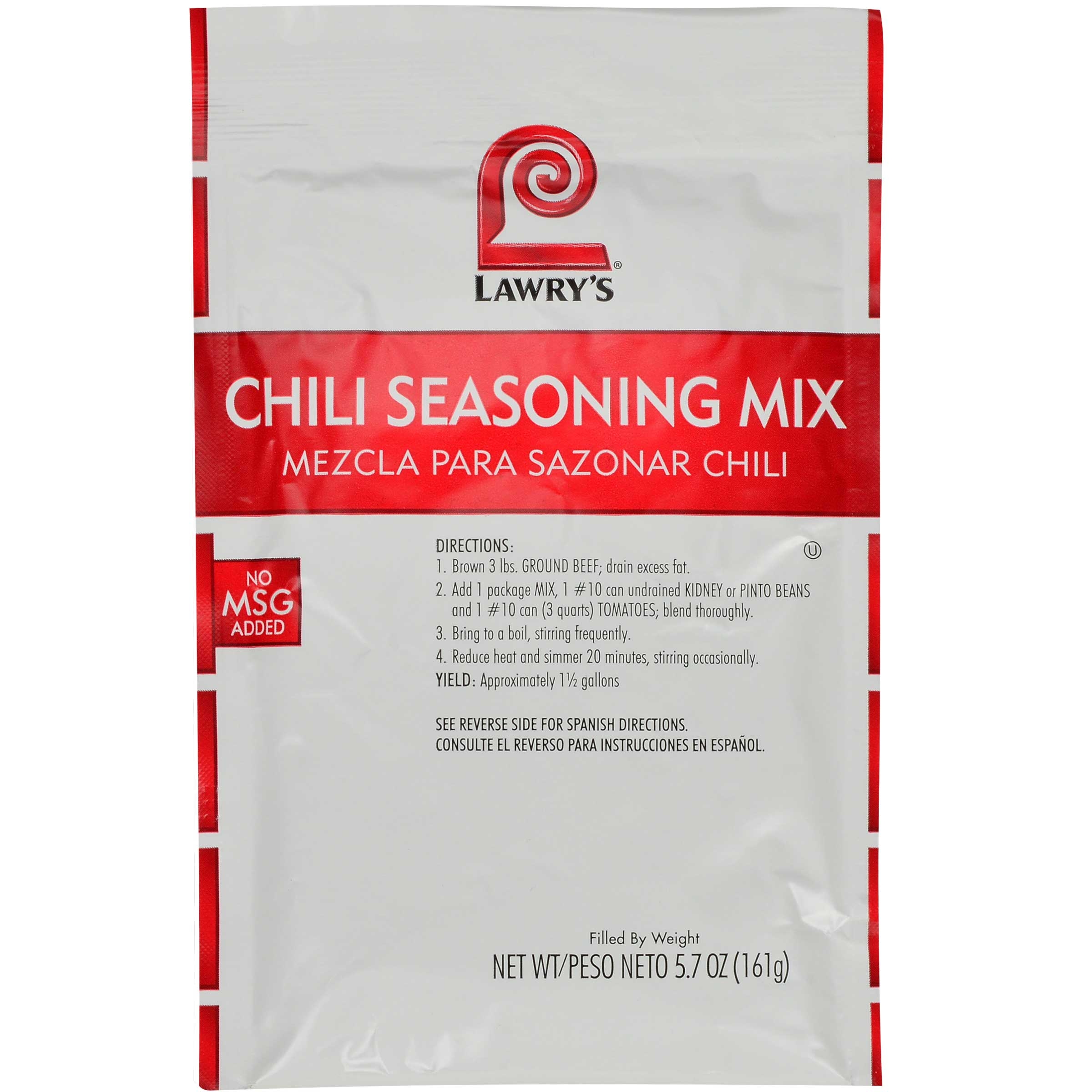 Lawry`s Chili Seasoning Mix, 5.7 oz. -- 6 per case