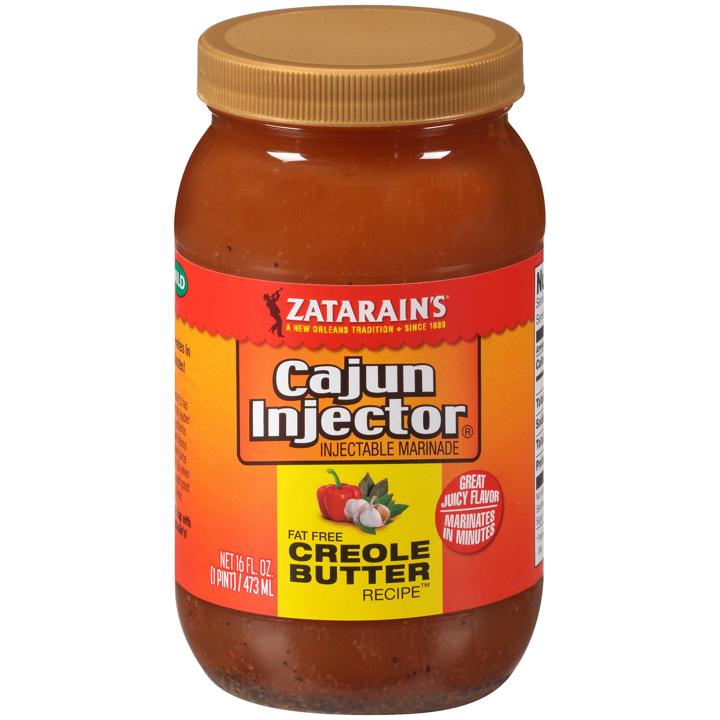 Cajun Injectors Creole Butter Marinade, 16 Ounce -- 6 per case.
