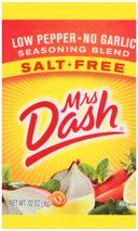 Mrs Dash Low Pepper No Garlic Seasoning Packet, 0.02 Ounce -- 500 per case.