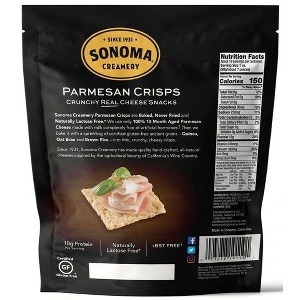 Sonoma Creamery Savory Seed Cheese Crisps, 2.25 Pound -- 6 per case