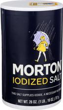 Morton Iodized Salt, 26 Ounce -- 24 per case