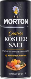 Morton Coarse Kosher Salt, 16 Ounce -- 12 per case