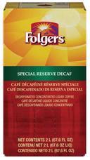 Folgers Special Reserve Decaffeinated Coffee, 2 Liter -- 2 per case.