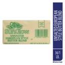 Sun Glow Unsalted European Style Butter Blend, 1 Pound per Brick -- 36 per case