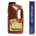 Sauce Craft Ghost Pepper Chili Sauce Jug With Handle, 0.5 Gallon -- 4 per case