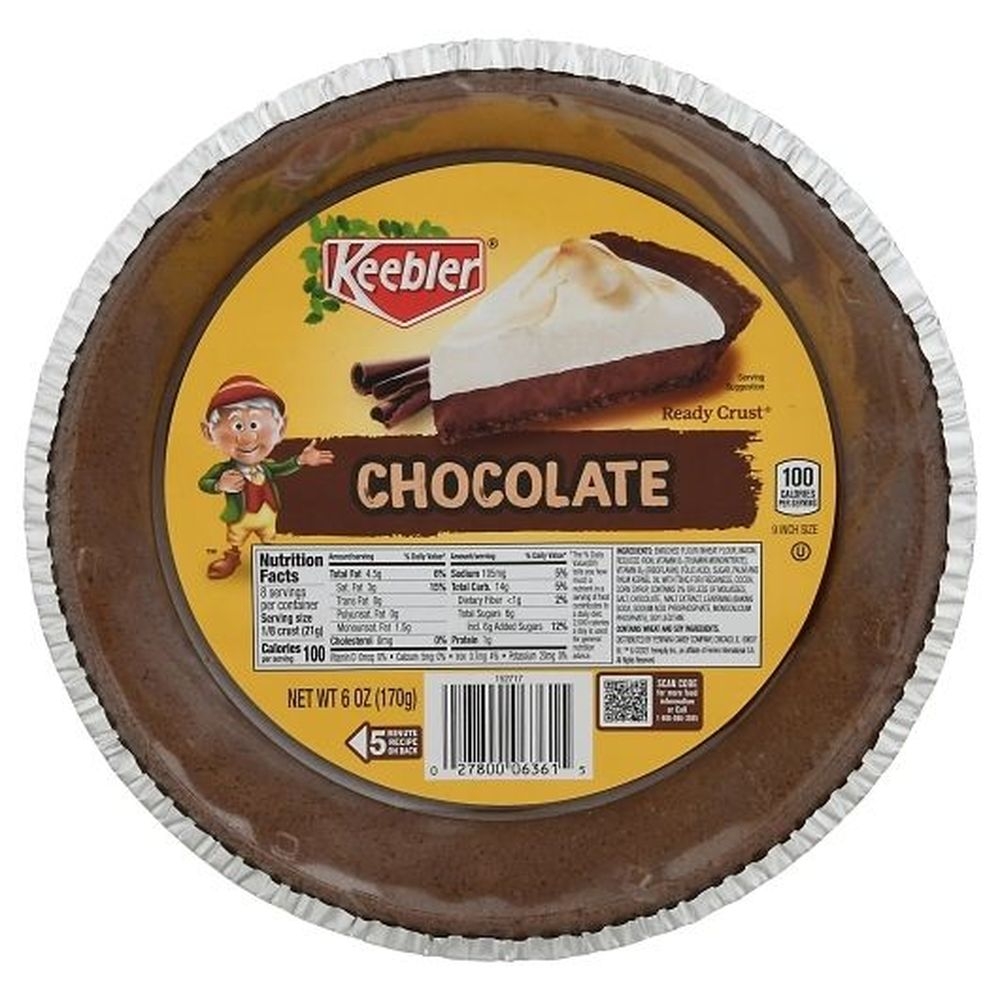 Keebler Ready Crust Graham Chocolate Pie Shell, 5.8 Ounce -- 24 per case