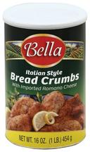 Bella Italian Bread Crumbs, 16 Ounce -- 12 per case