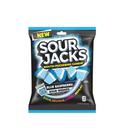 Sour Jacks Blue Raspberry Sour Wedges Candy, 5 Ounce -- 12 per case