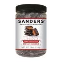 Sanders Dark Chocolate Sea Salt Caramel Thins Tub, 18 Ounce -- 6 per case