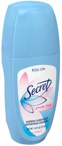 Secret Powder Fresh Roll On Deodorant, 1.8 Fluid Ounce -- 12 per case.