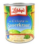 Libbys Fancy Sauerkraut - no. 10 can, 6 cans per case