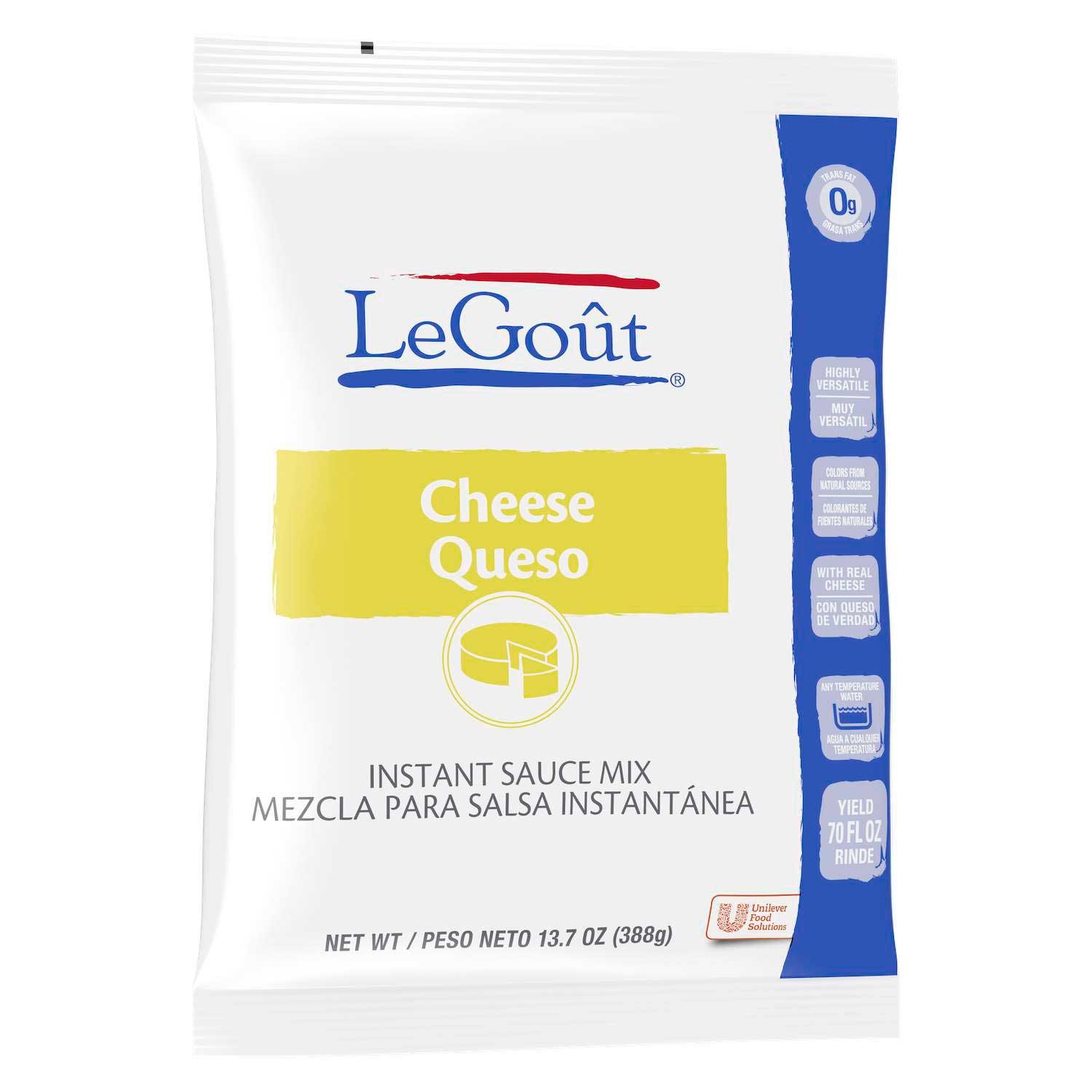 LeGout Instant Sauce Mix Cheese, 13.7 ounce -- 8 per case
