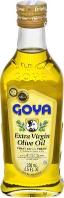 Goya Extra Virgin Olive Oil, 8.5 Ounce -- 25 per case.
