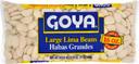 Goya Dry Large Lima Beans - 16 oz. bag, 24 bags per case.