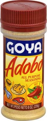 Goya Adobo Seasoning with Hot Pepper - 8 oz. jar, 24 per case