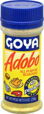 Goya Adobo Seasoning without Pepper - 8 oz. jar, 24 per case