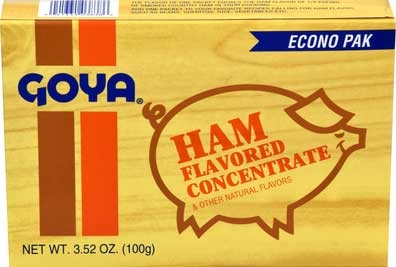 Goya Flavored Concentrate Ham, 3.52 Ounce -- 18 per case.