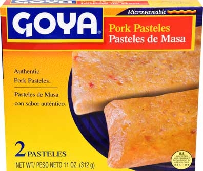 Goya Dallasware Masa Pork Pasteles, 11 Ounce -- 12 per case.