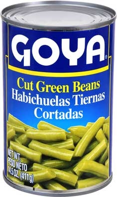 Goya Green Cut Beans, 14.5 oz. can, 24 cans per case