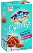 Blue Diamond 100 Calories Dry Roasted Sea Salt Almonds, 4.2 Ounce -- 6 per case