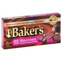 Bakers Bittersweet Baking Chocolate Bar, 4 Ounce -- 12 per case.