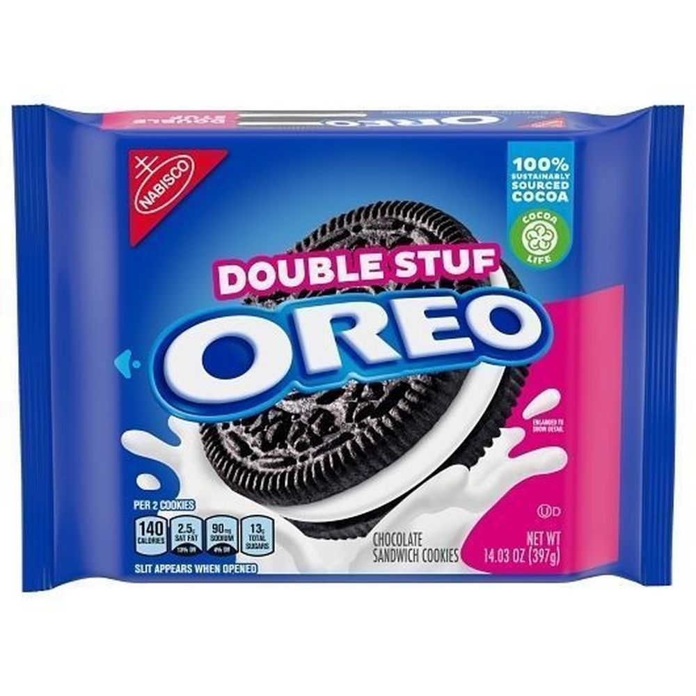 Oreo Original Double Stuf Cookies, 14.03 Ounce -- 12 per case