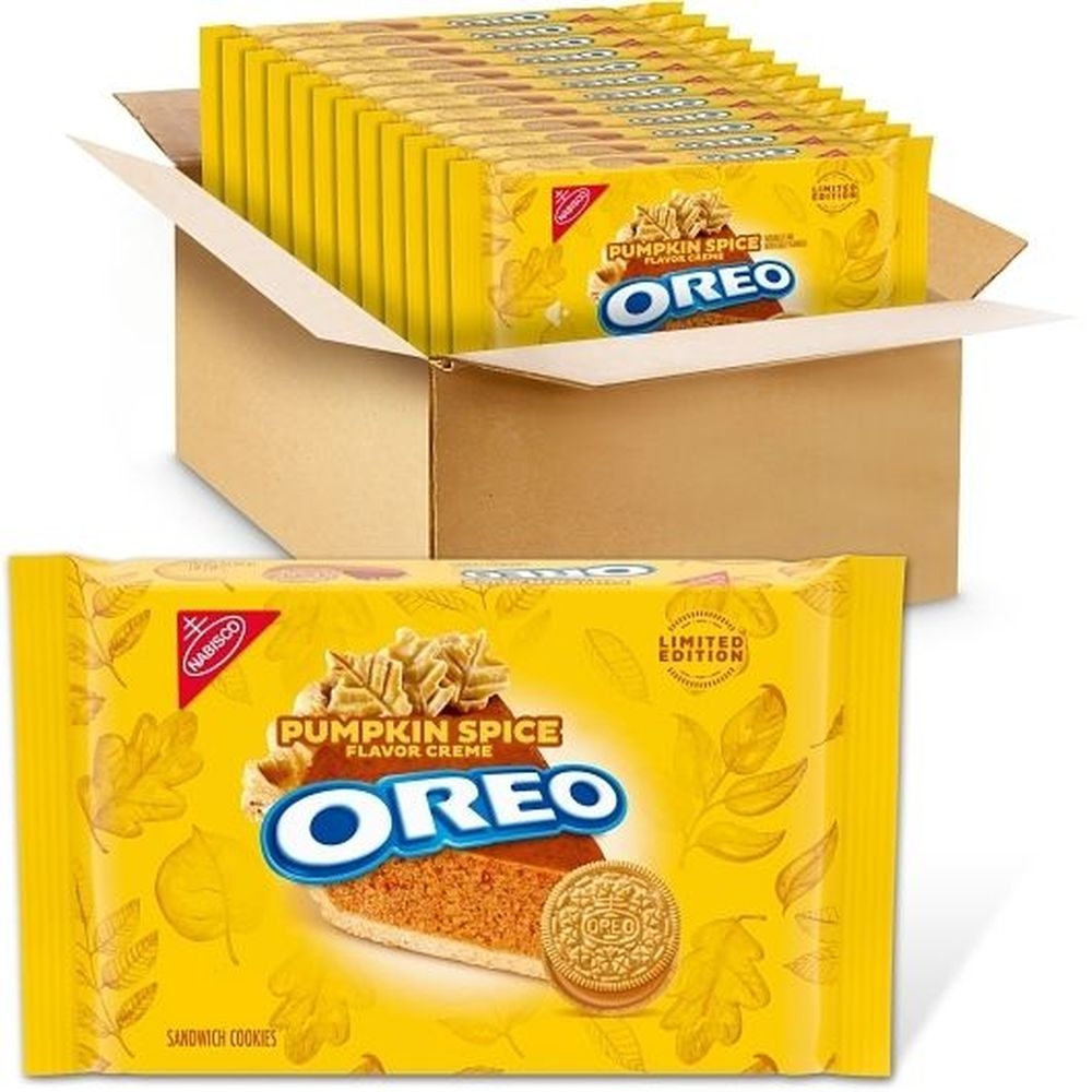 Oreo Pumpkin Spice Sandwich Cookies, 10.68 Ounce - 12 per case