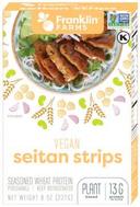 Franklin Farms Seitan Strips, 8 Ounce -- 12 per case.