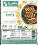 Franklin Farms Organic Firm Pressed Tofu - Vacuum Pack, 14 Ounce -- 6 per case