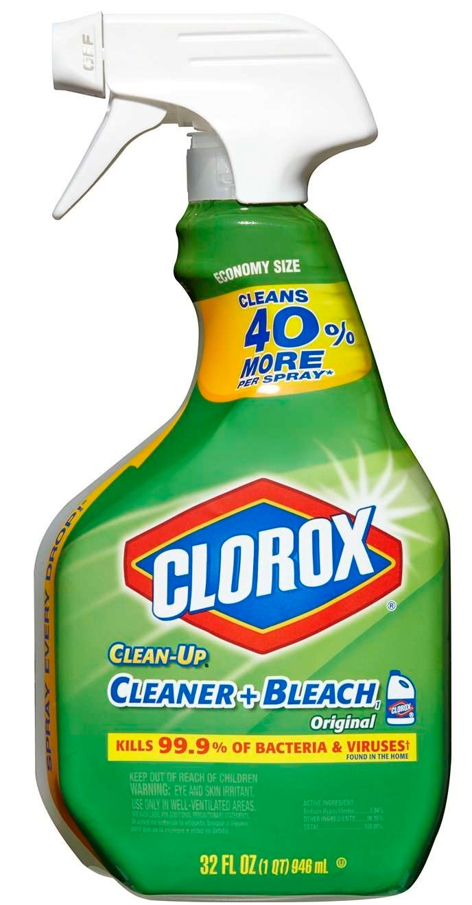 Clorox Clean-Up Original Cleaner Plus Bleach Spray Bottle, 32 Fluid Ounce -- 9 per case