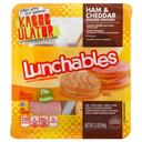 Kraft Oscar Mayer Lunchable Ham and Cheddar Cracker Stacker, 3.5 Ounce -- 16 per case.