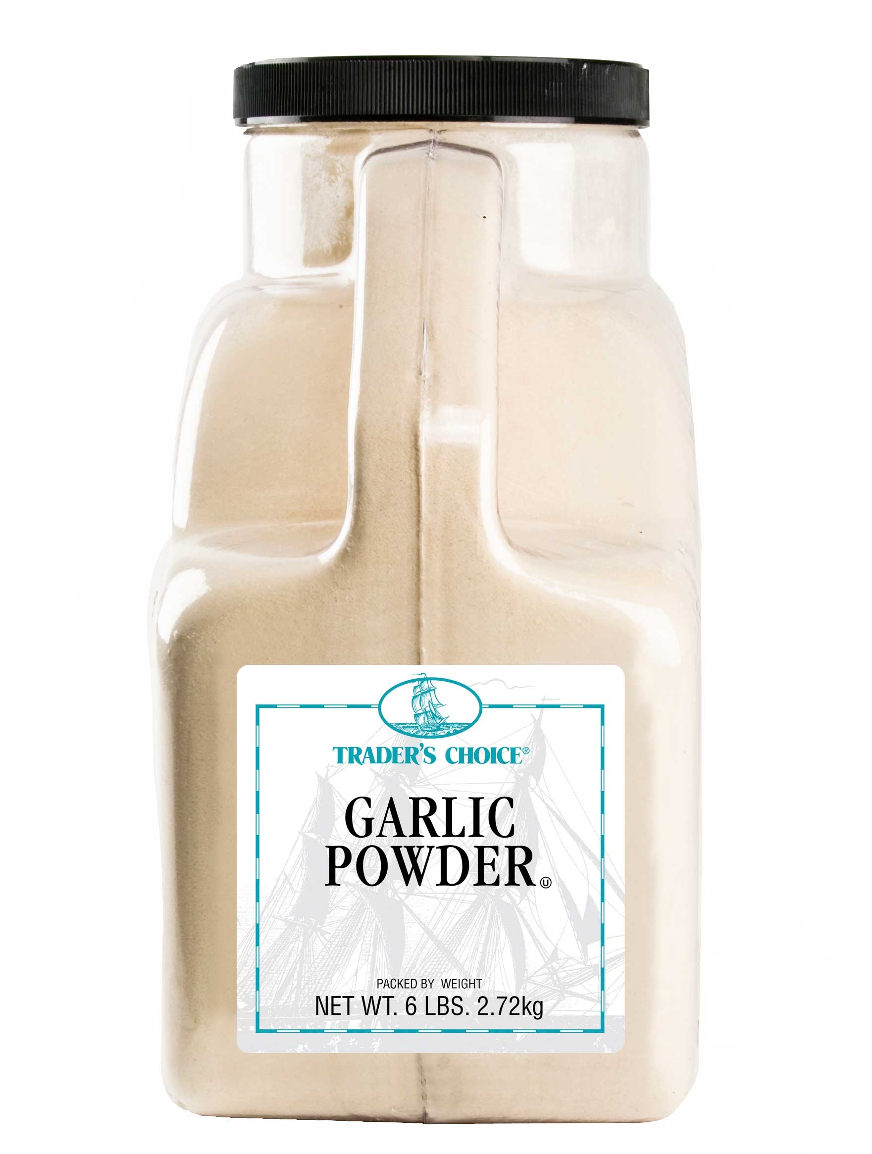 Traders Choice Garlic Powder - 6 lb. container, 1 per case