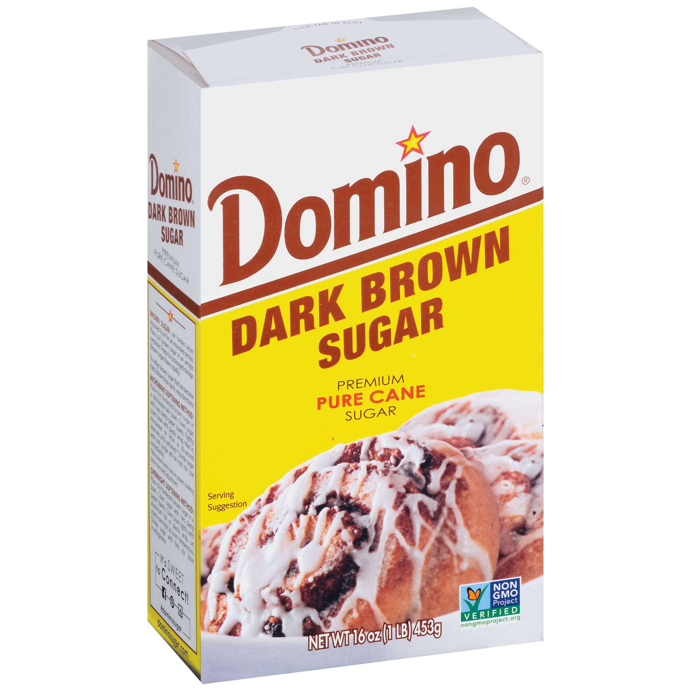 Domino Dark Brown Sugar, 1 Pound -- 24 per case