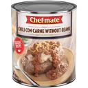Chef-Mate Original Chili Con Carne without Beans - 106 oz. can, 6 per case