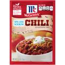 Mccormick Less Sodium Chili Seasoning Mix, 1.25 Ounce -- 12 per case.